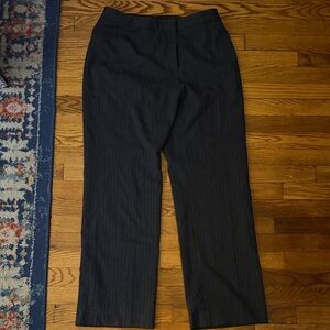 Suit Studio Charcoal Pinstripe Dress Pants